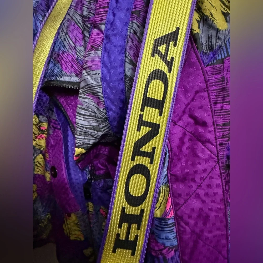 Honda Belt Purple and Yellow Women's (Adjustable Clamp) - Picture 2 of 4